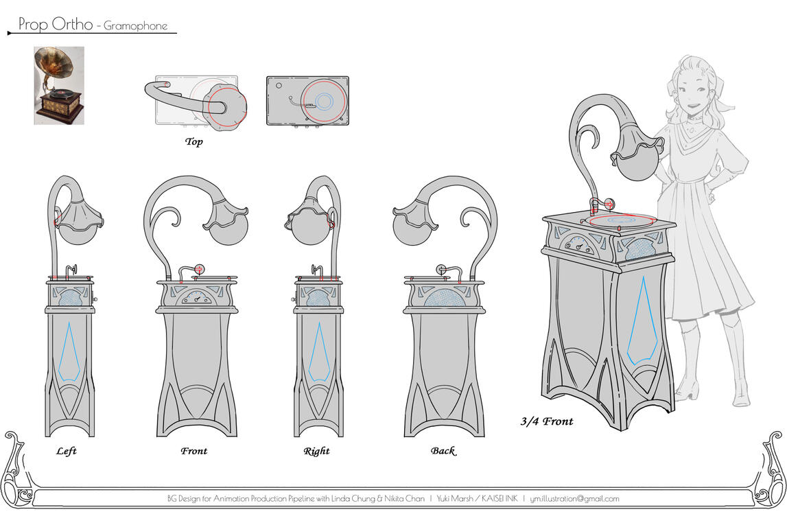 Art Nouveau_gramophone