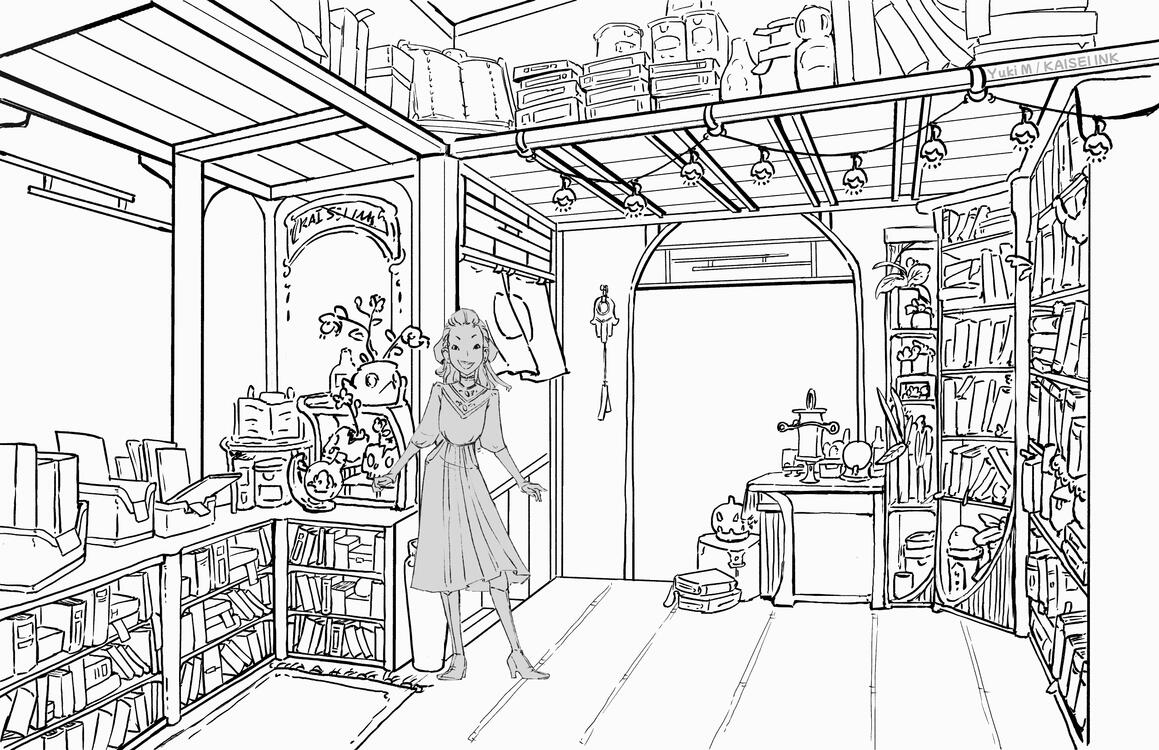 Witch Shop Interior